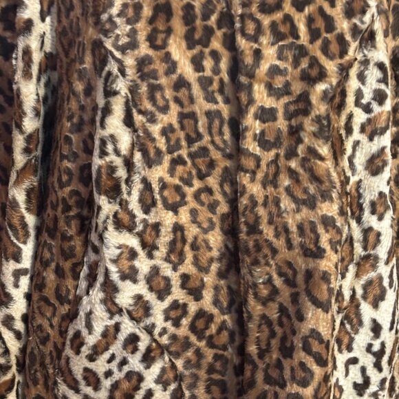 VICTOR ALFARO Leopard Print with 3/4 Sleeve Crop Jacket - Size 20W - Picture 2 of 16